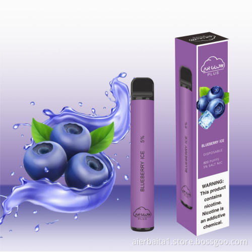 USA Popular Wholesale Vaporizer Pen Air Glow Plus with 1000 Puffs 20 Fruits Disposable Electronic Cigarettes